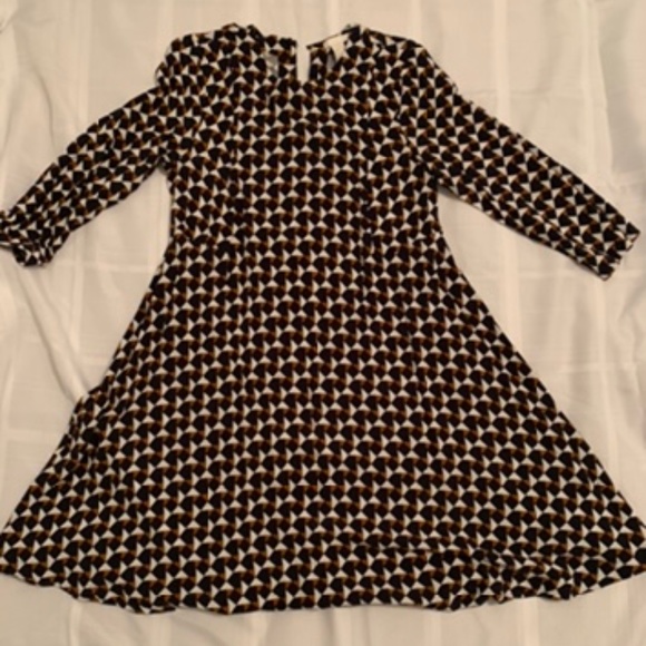 h&m geometric dress